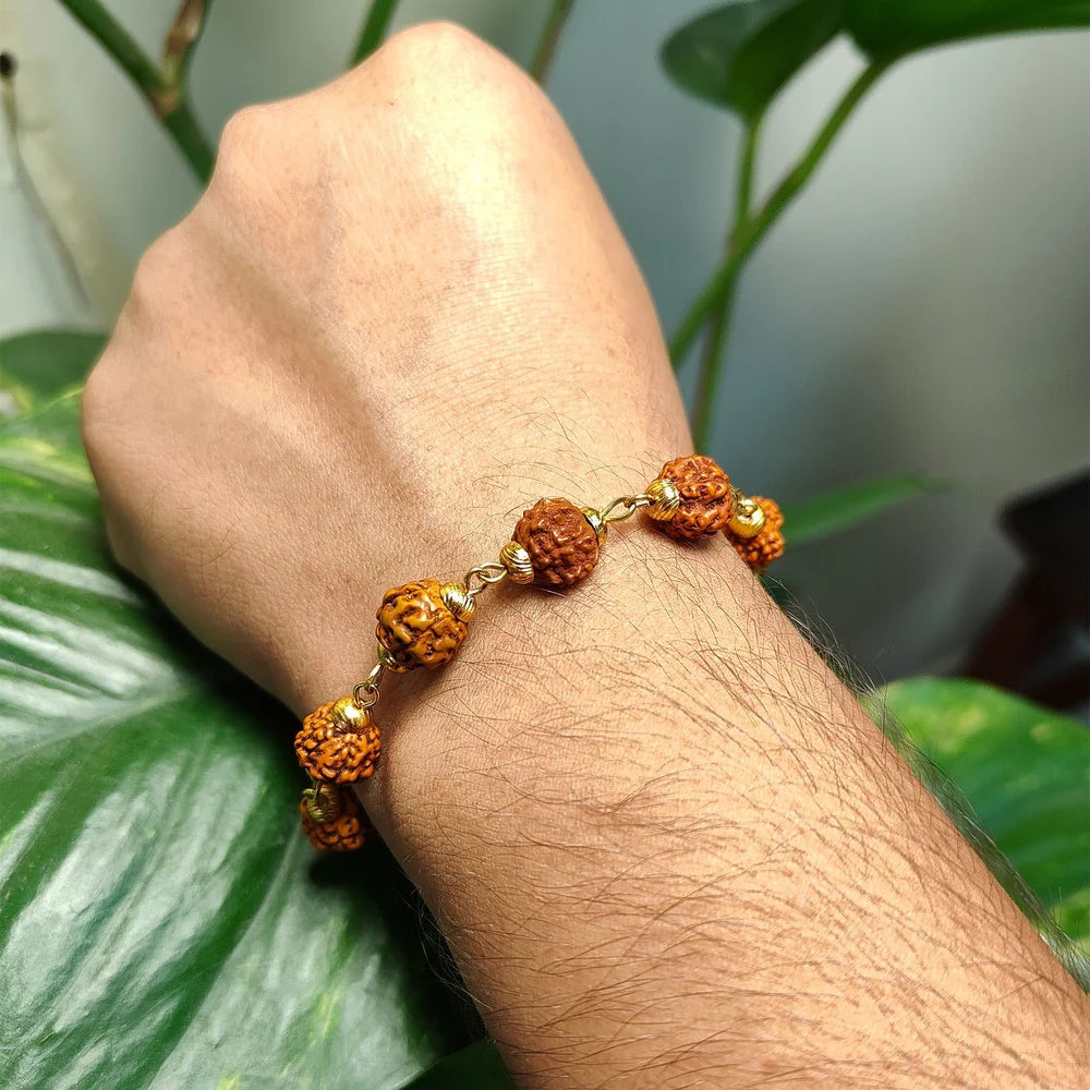 5 Mukhi Rudraksha Bracelet