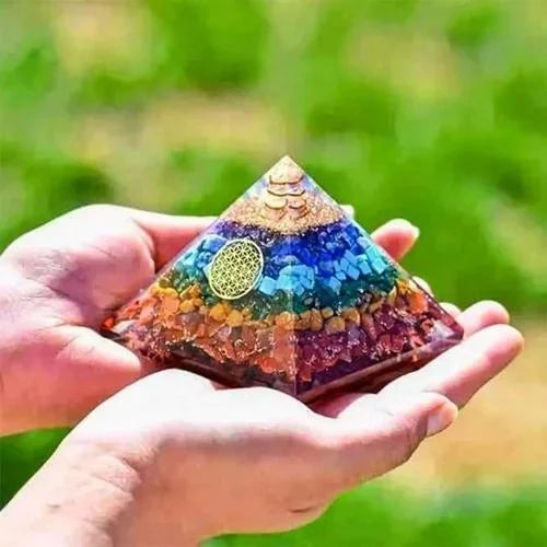 7 Chakra Crystal Pyramid
