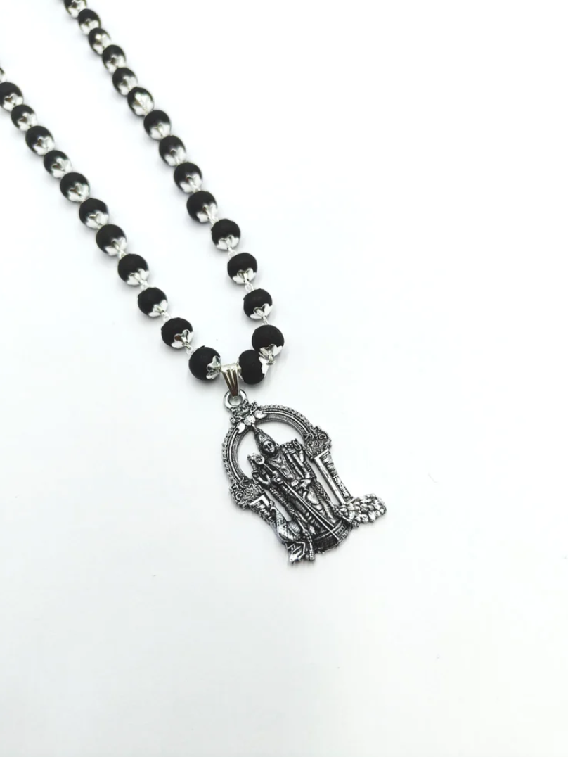 Karungali Mala with Murgan Pandant