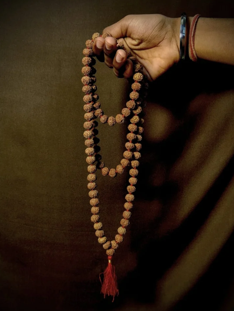 7 Mukhi Rudraksha Beads Mala