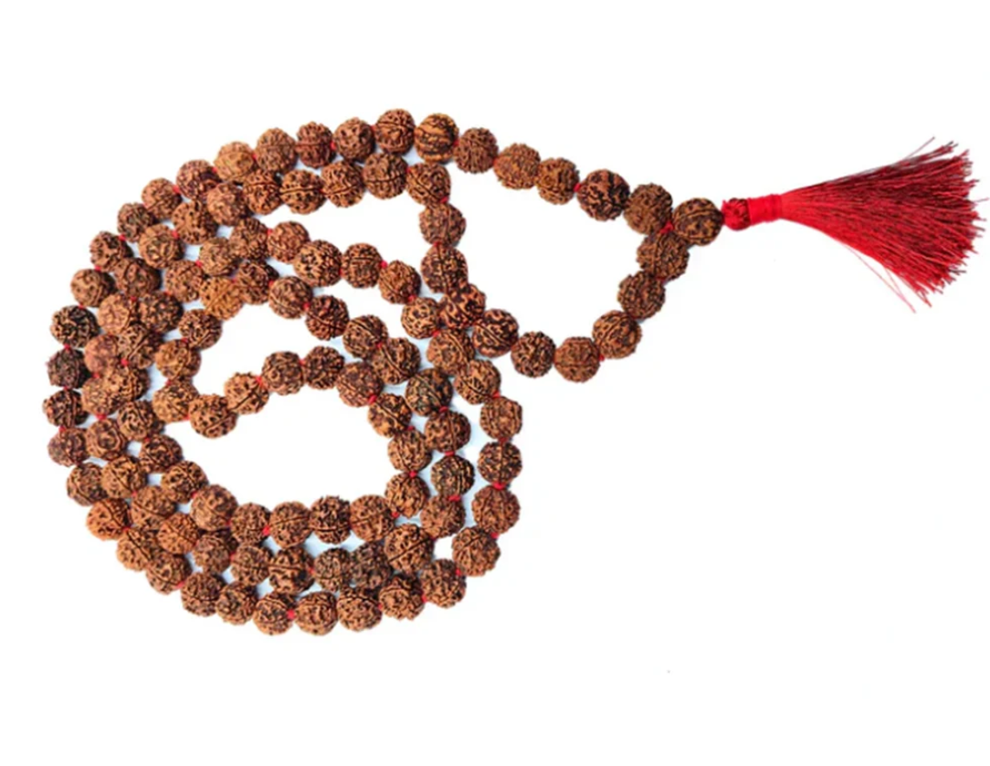 108 Beads Nepali Rudraksha Mala - 16 Mm