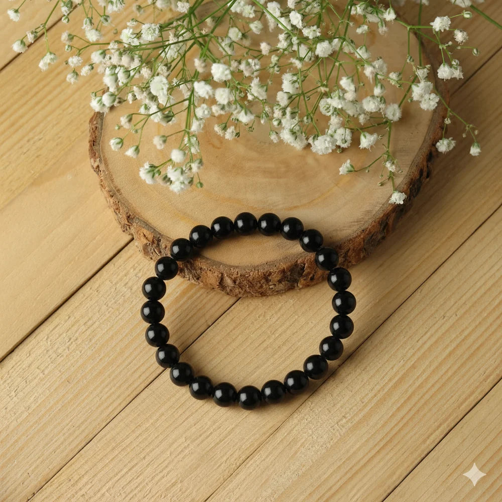 Black Tourmaline Crystal Bracelet