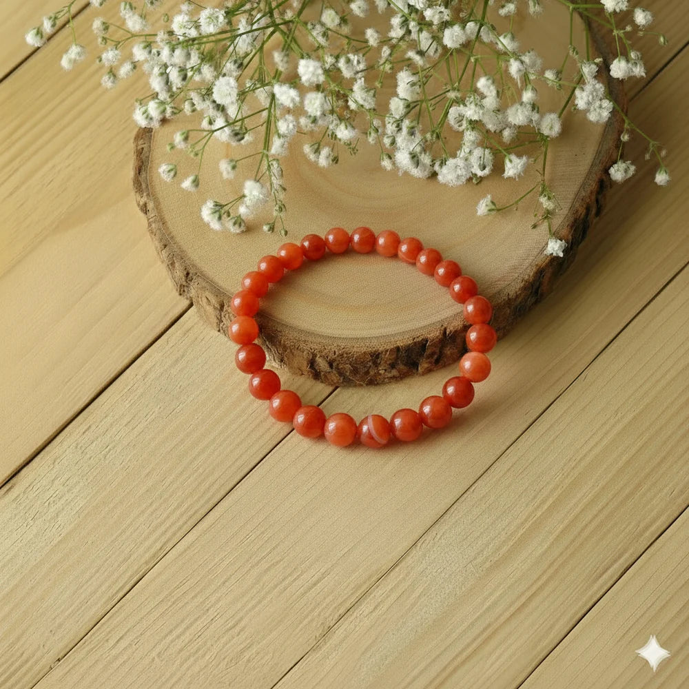 Carnelian Healing Crystal Bracelet