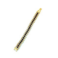 Gold Plated Rudraksha Chain Bracelet Brass