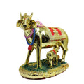 Golden Kamdhenu Cow Statue