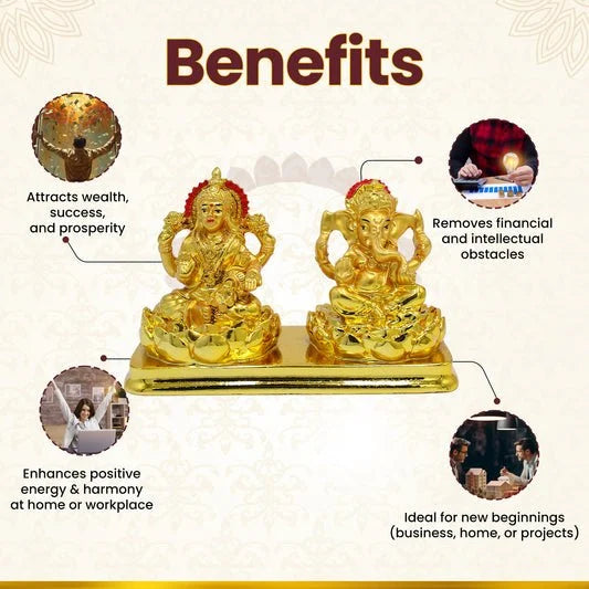 Golden Laxmi Ganesh