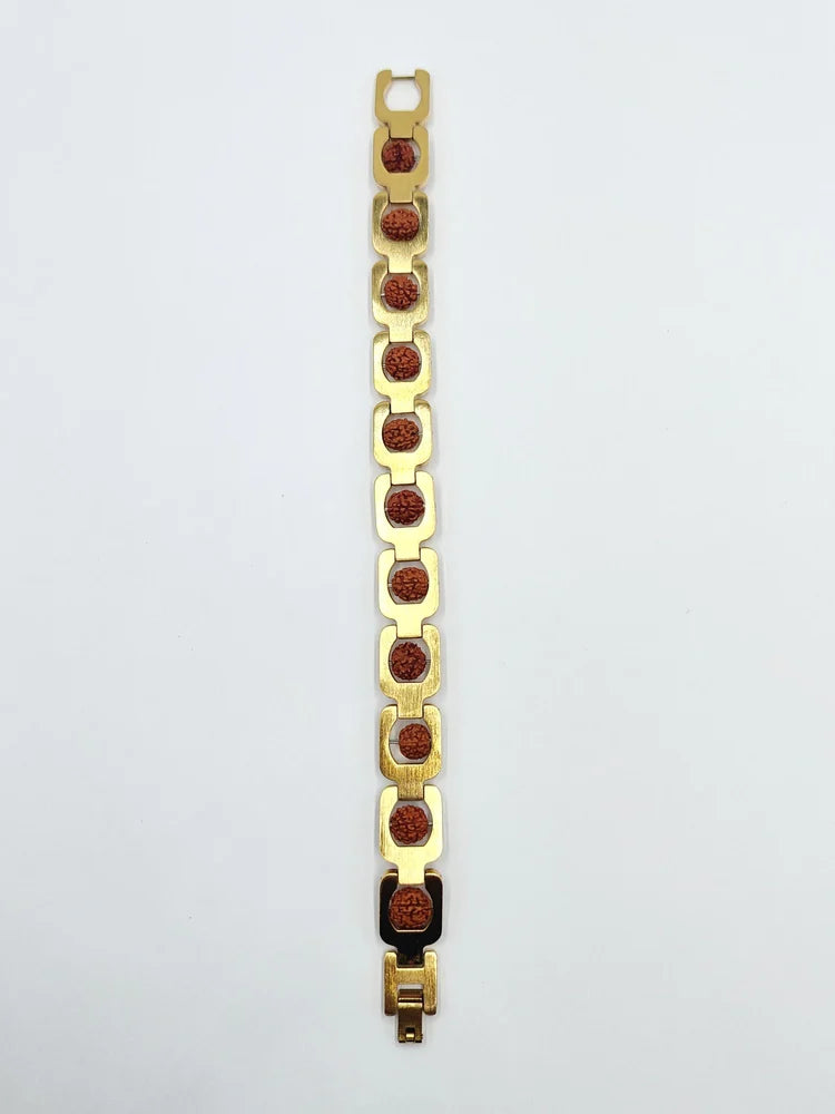 golden rurdaraksha bracelet