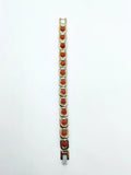 golden and silver rudraksha bracelet