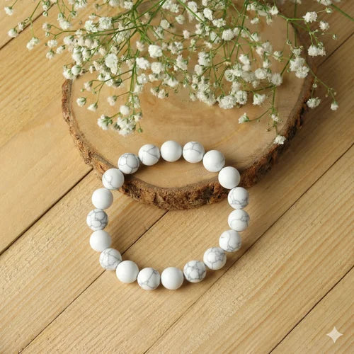 Howlite Healing Crystal Bracelet