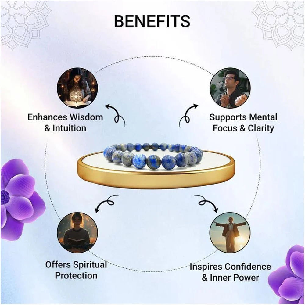 Lapis Lazuli Healing Crystal Bracelet