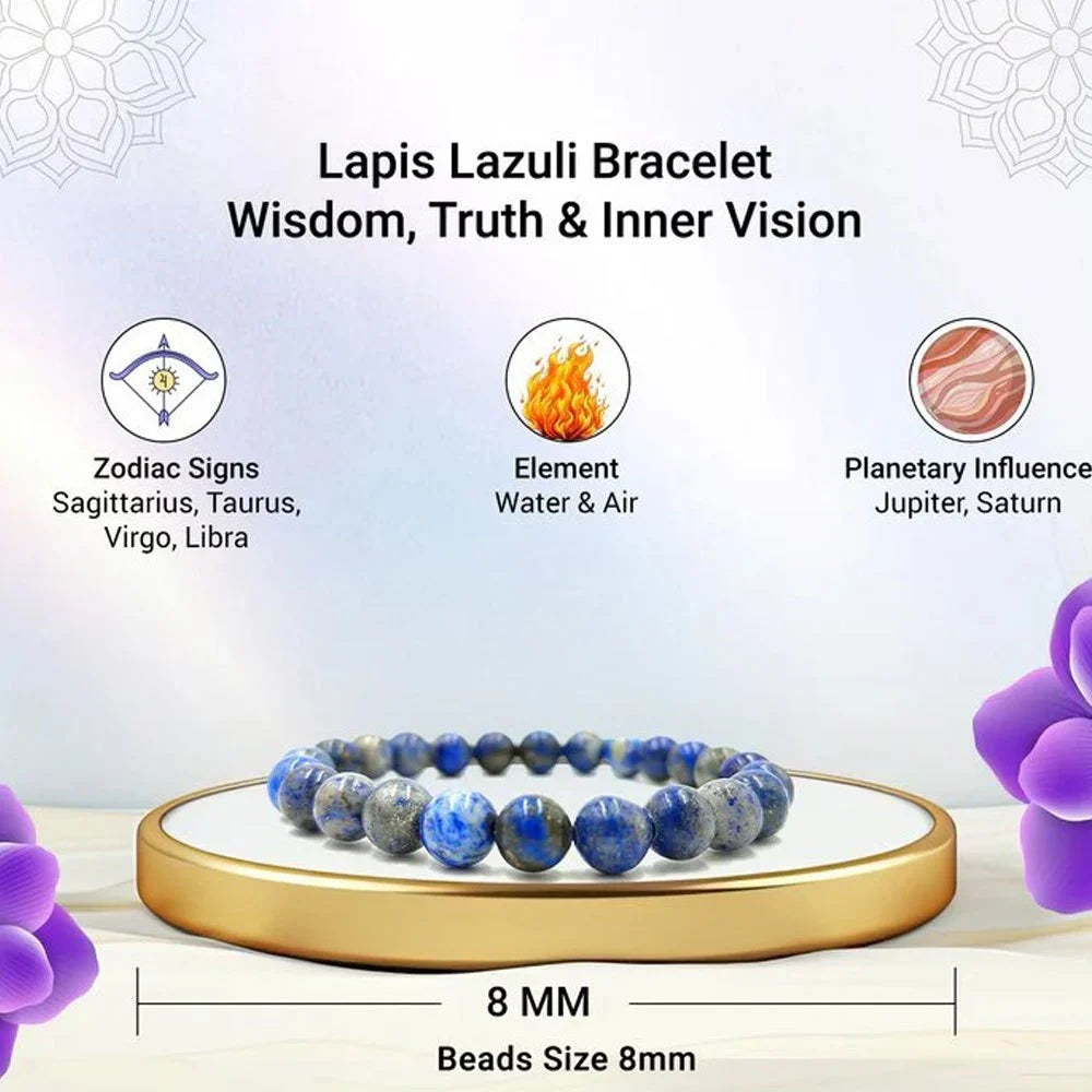 Lapis Lazuli Healing Crystal Bracelet