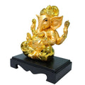 Medium Size Golden Ganesh Statue