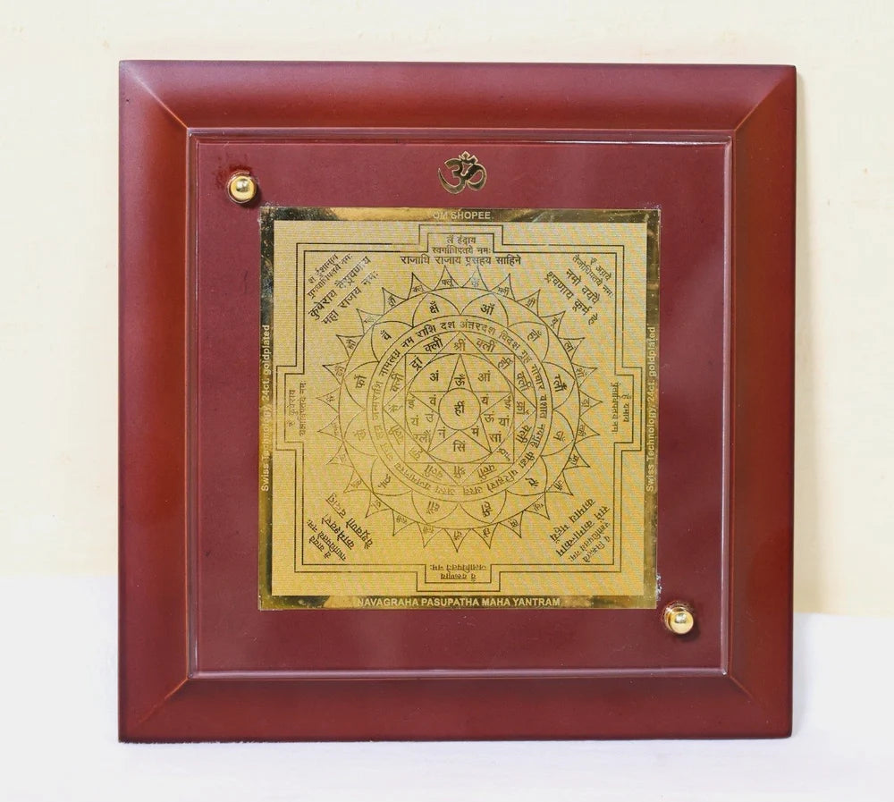 Vastu Navgrah Yantra with fram
