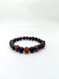Rudraksha with karungali bracelet