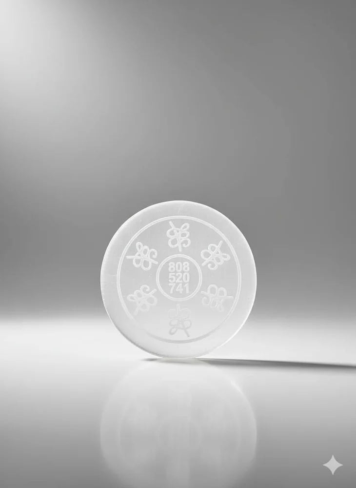 Salenite crystal charging plate