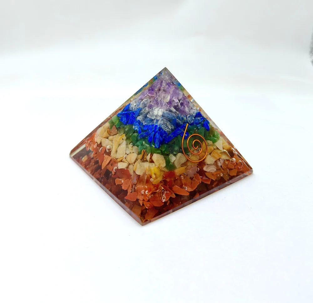 7 Chakra Crystal Pyramid