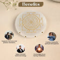 Shree yantra selenite plate