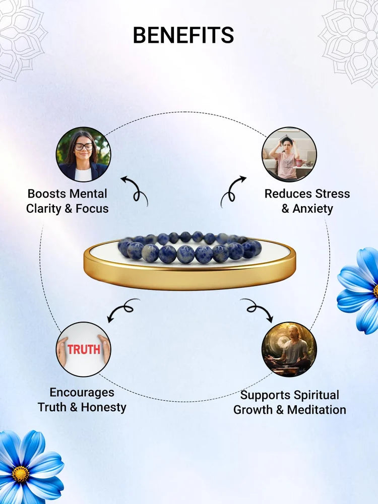Sodalite Healing Crystal Bracelet