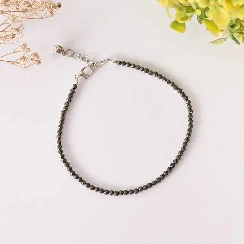Raw Pyrite Anklet Set Of 2