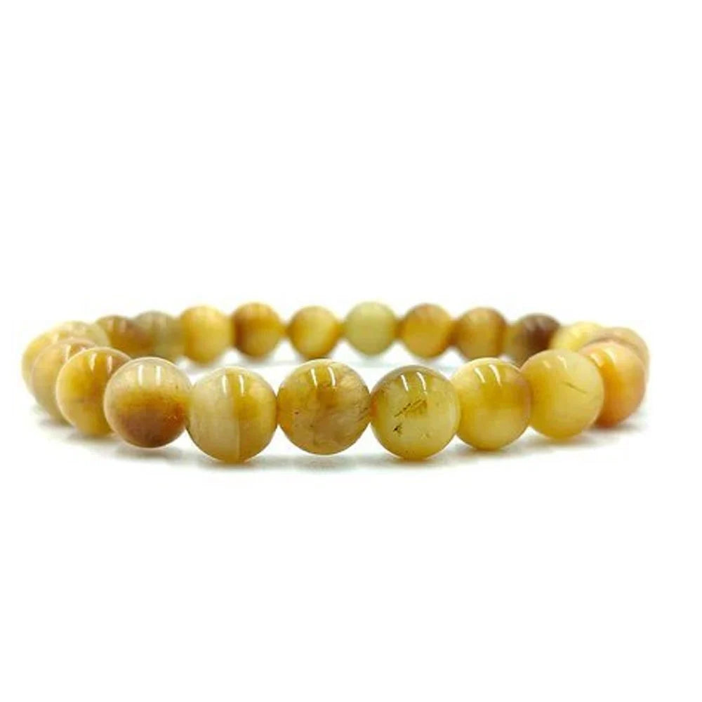 Yellow Cats Eye Crystal Bracelet